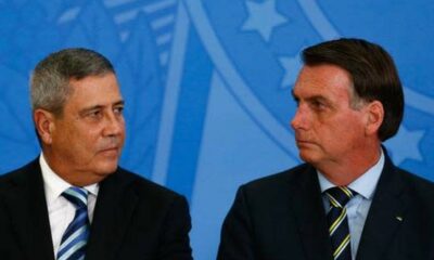 Braga Netto e Bolsonaro - Foto Reprodução do Twitter