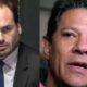 Carlos Bolsonaro e Haddad - Foto Reprodução do Twitter