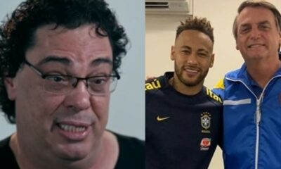 Casagrande Neymar e Bolsonaro - Foto Reprodução do Twitter
