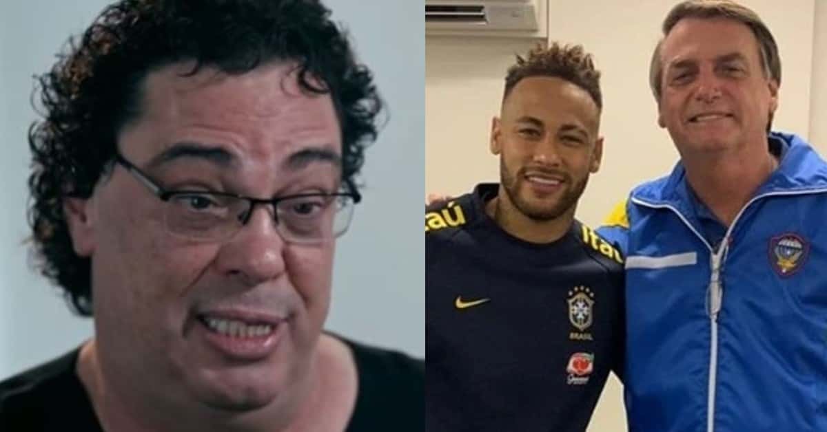 Casagrande Neymar e Bolsonaro - Foto Reprodução do Twitter