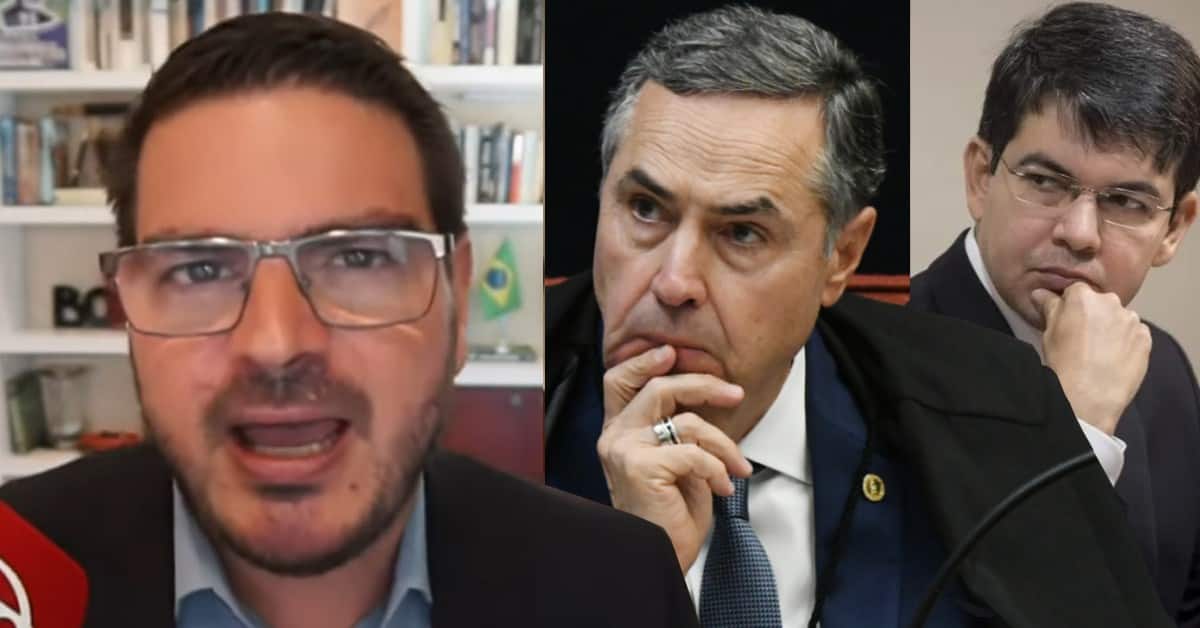 Constantino Randolfe e Barroso - Foto Reprodução do Twitter