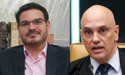 Constantino e Alexandre de Moraes - Foto Reprodução do Twitter