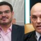 Constantino e Alexandre de Moraes - Foto Reprodução do Twitter