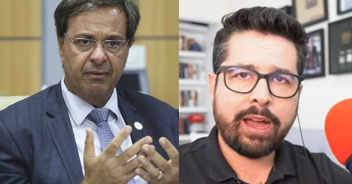 Direita Gilson Ribeiro x Paulo Figueiredo - Foto Reprodução do Twitter
