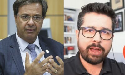 Direita Gilson Ribeiro x Paulo Figueiredo - Foto Reprodução do Twitter