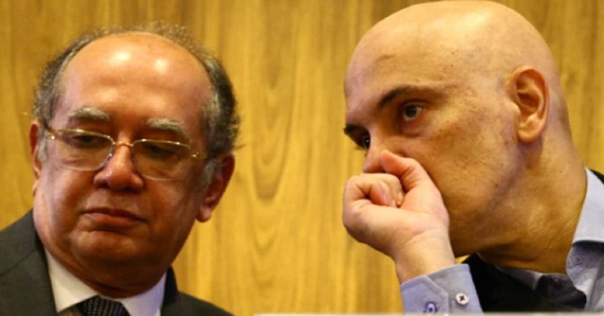 GILMAR MENDES E MORAES, REUNIÃO COM VALMEMAR - FOTO TWITTER