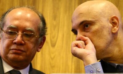 GILMAR MENDES E MORAES, REUNIÃO COM VALMEMAR - FOTO TWITTER