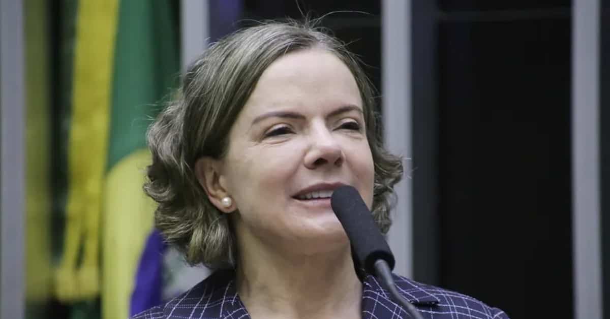 Gleisi Hoffmann - Foto Reprodução do Twitter