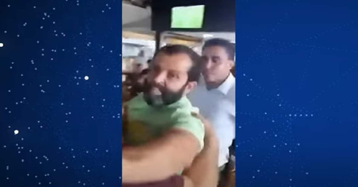 HOMEM CONFRONTA GLEISI HOFFMANN - FOTO YOUTUBE