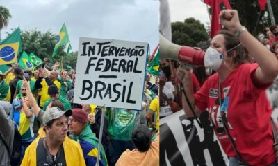 Infiltrados nas Manifestações - Foto Reprodução do Twitter