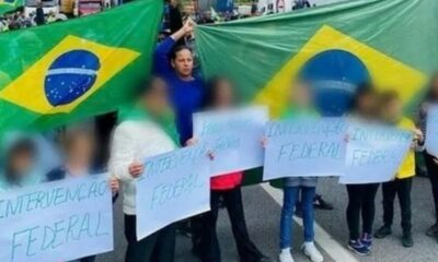 Manifestação Conselho Tutelar - Foto Reprodução do Twitter