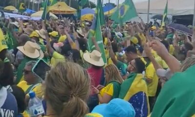 Manifestação em Brasília - Foto Reprodução do Twitter
