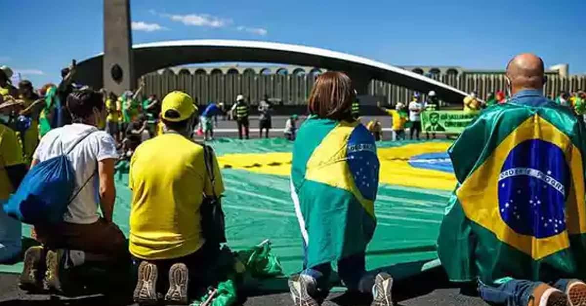 Manifestações - Foto Reprodução do Twitter