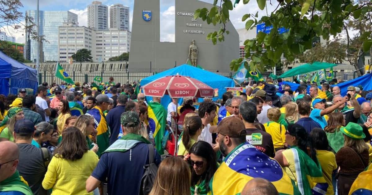 Manifestações - Foto Reprodução do Twitter