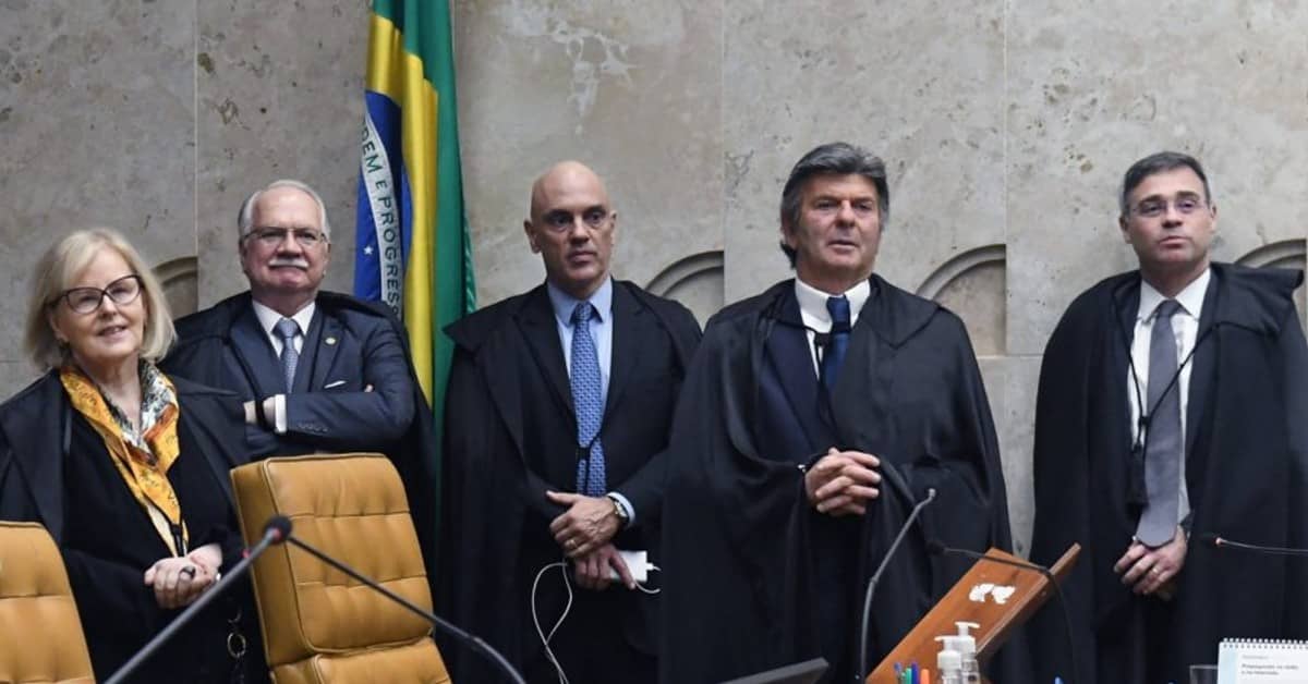 Ministros STF - Foto Reprodução do Twitter