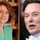 Miriam Leitão e Elon Musk - Foto Reprodução do Twitter