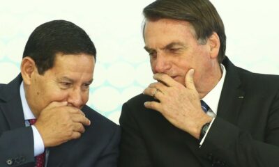 Mourão e Bolsonaro - Foto Reprodução do Twitter