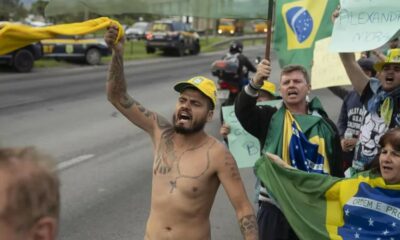 Polícia Rodoviária Federal Manifestantes Bolsonaristas - Foto Reprodução do Twitter