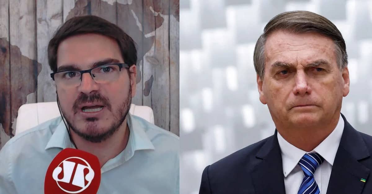 Constantino e Bolsonaro - Foto Reprodução do Twitter