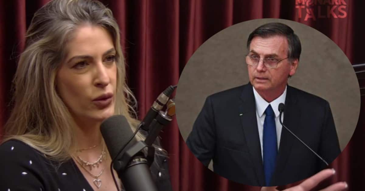 Fabiana Barroso e Bolsonaro - Foto Reprodução do Twitter