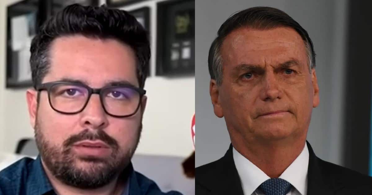 Paulo Figueiredo e Bolsonaro - Foto Reprodução do Twitter