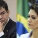 Randolfe Rodrigues e Michelle Bolsonaro - Foto Reprodução do Twitter