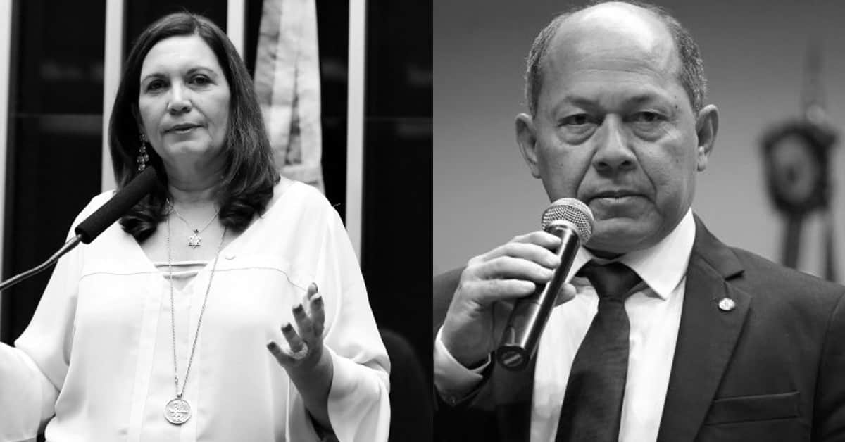 Bia Kicis e Coronel - Foto Reprodução do Twitter