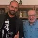 Eduardo Bolsonaro e Olavo de Carvalho - Foto Reprodução do Twitter