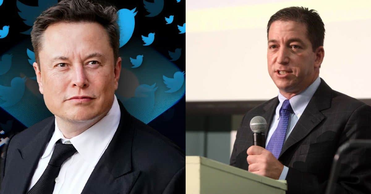 Elon Musk e Glenn Greenwald - Foto Reprodução do Twitter