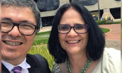 Esquerda ataca Wellington Macedo e Damares - Foto Reprodução do Twitter