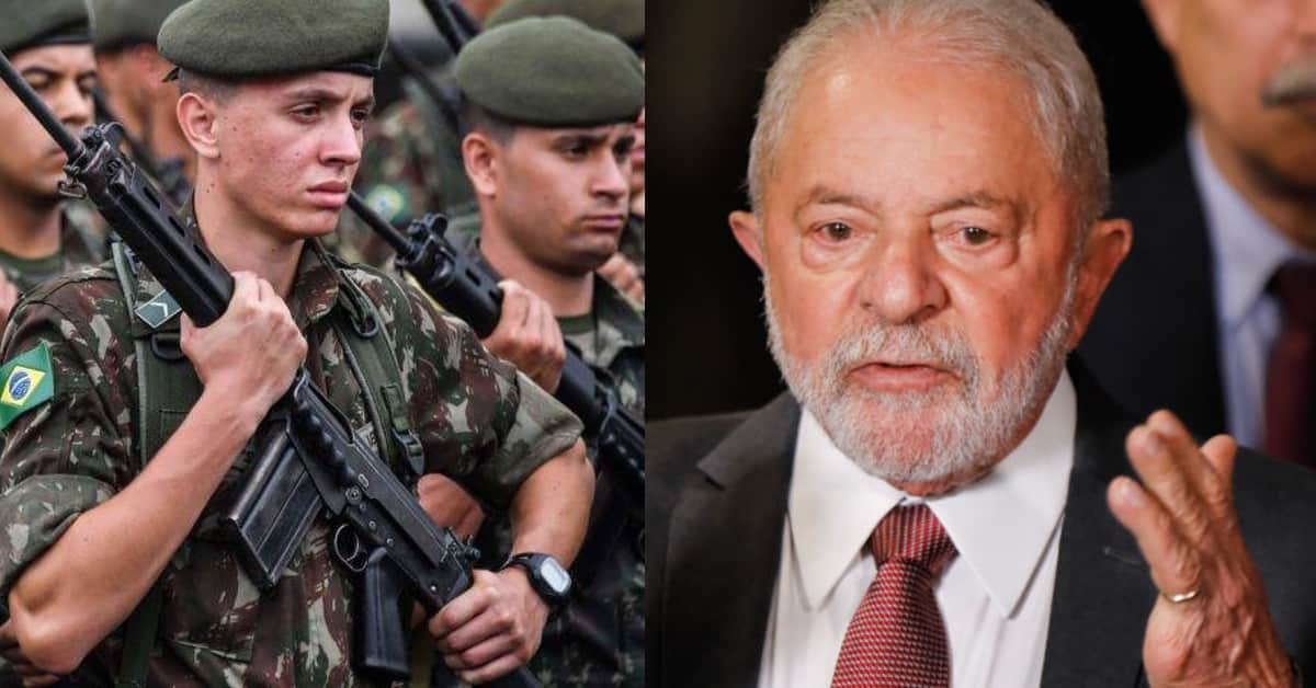 Exército x Lula - Foto Reprodução do Twitter