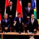 Foto para a matéria de ECONOMIA _Fórum Econômico Mundial_ reprodução do twitter
