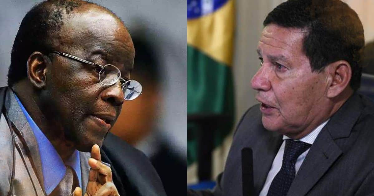 Joaquim Barbosa x Hamilton Mourão - Foto Reprodução do Twitter