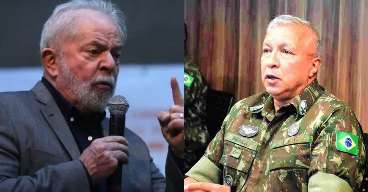 Lula e General Júlio César de Arruda - Foto Reprodução do Twitter