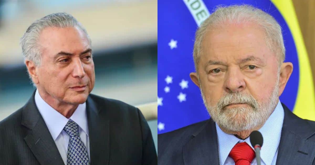 Michel Temer e Lula - Foto Reprodução do Twitter