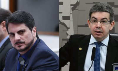 Senador Marcos do Val e Randolfe Rodrigues - Foto Reprodução do Twitter
