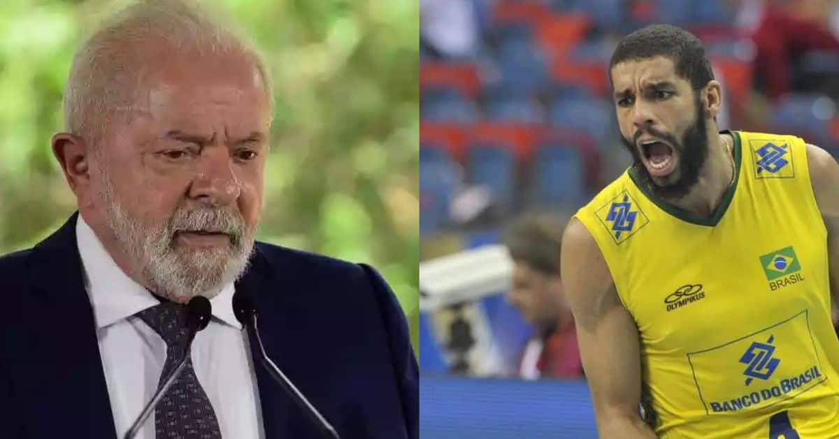 Wallace da Seleção Brasileira de vôlei - Foto Reprodução do Twitter