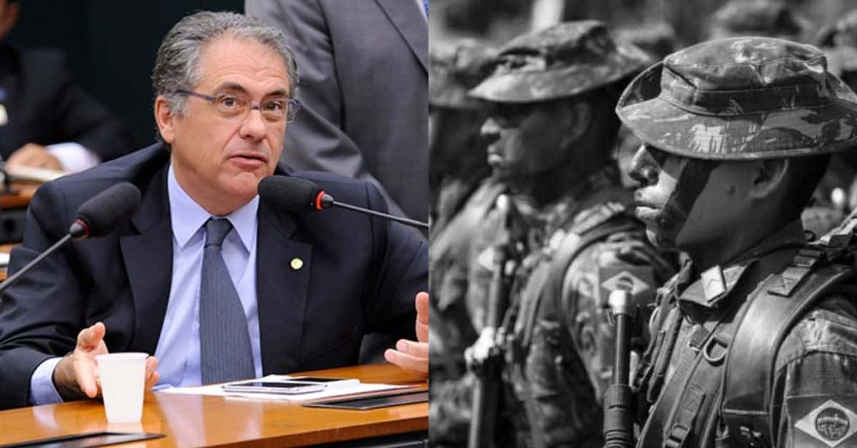 Carlos Zarattini e Forças Armadas - Foto Reprodução do Twitter