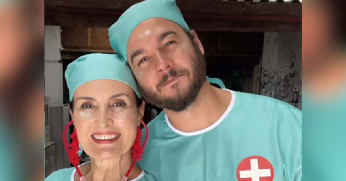 Fátima Bernardes e Túlio Gadelha - Foto Reprodução do Twitter