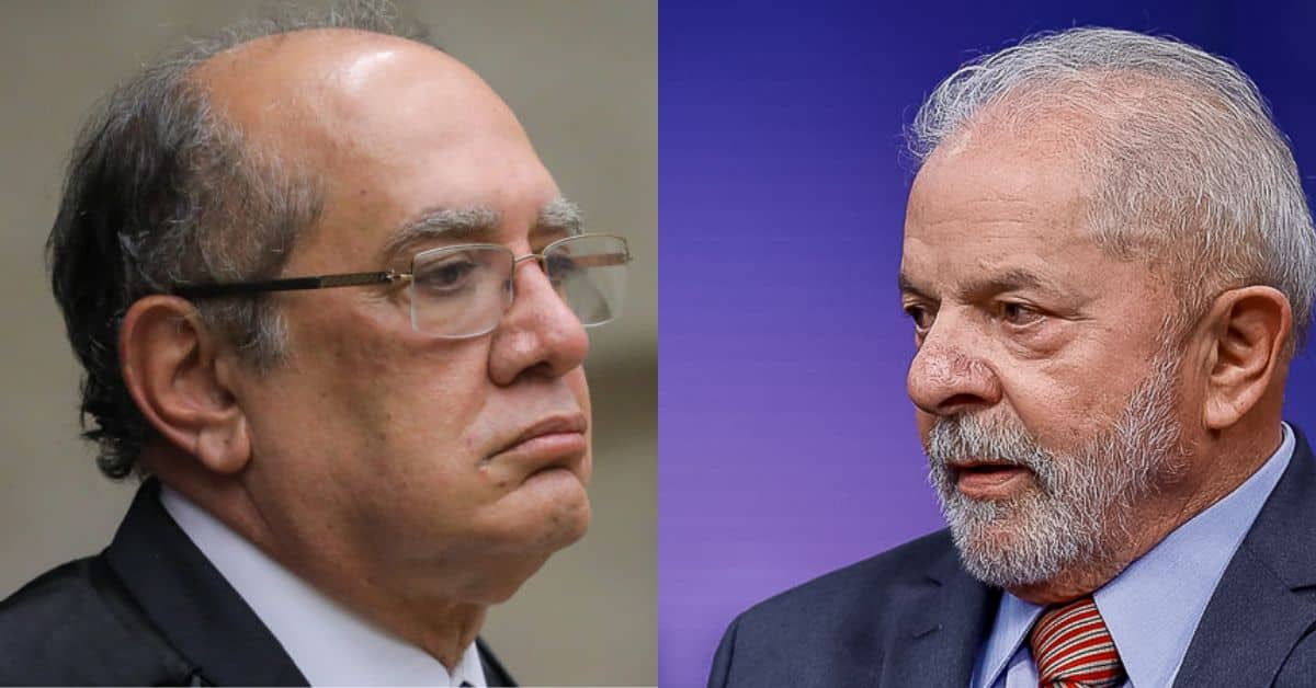 Gilmar Mendes e Lula - Foto Reprodução do Twitter