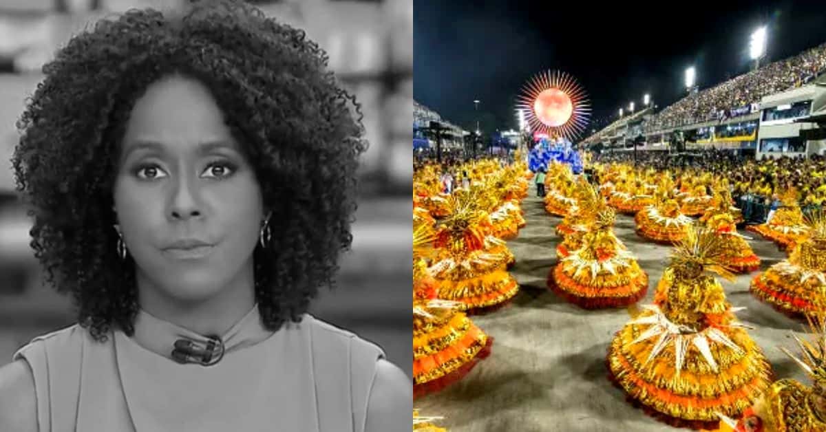 Globo Carnaval Maju Coutinho - Foto Reprodução do Twitter