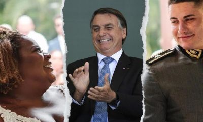 Jojo Todynho, Bolsonaro e Lucas - Foto Reprodução do Twitter