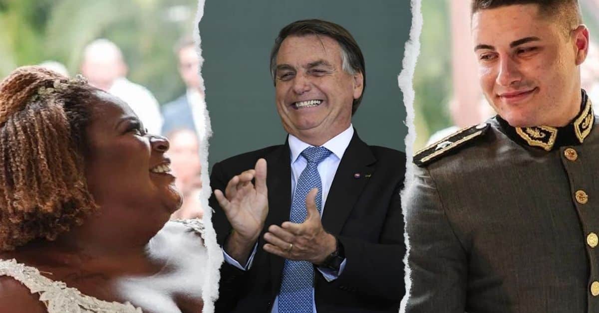 Jojo Todynho, Bolsonaro e Lucas - Foto Reprodução do Twitter