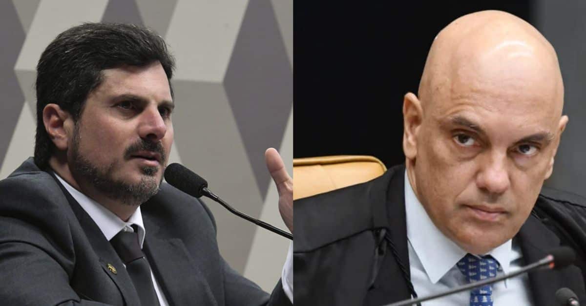 Marcos do Val e Alexandre de Moraes - Foto Reprodução do Twitter