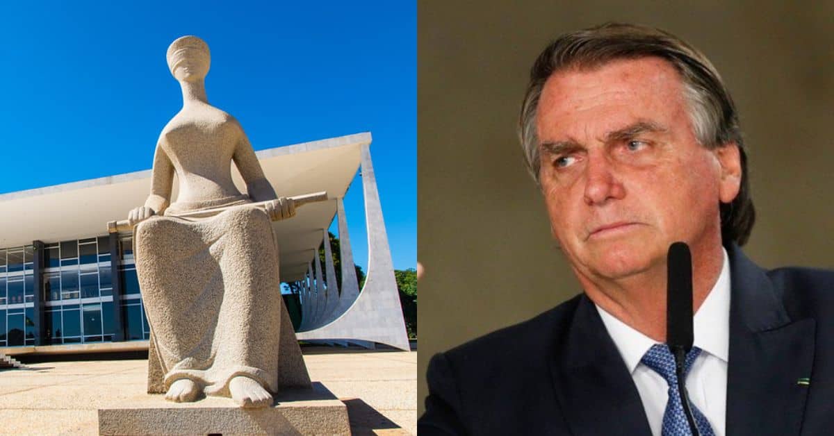 Ministros STF e Bolsonaro - Foto Reprodução do Twitter