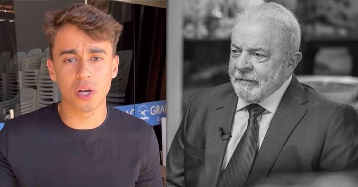 Nikolas Ferreira e Lula - Foto Reprodução do Twitter