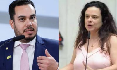 Paulo Eduardo Martins e Janaína Paschoal - Foto Reprodução do Twitter
