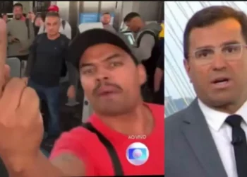 apresentador se revolta com ofensa à Globo em transmissão ao vivo