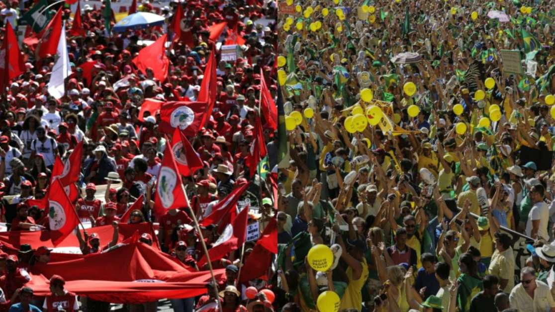 De acordo com pesquisa, Brasileiros que se declaram de direita são o dobro dos que se identificam como esquerda