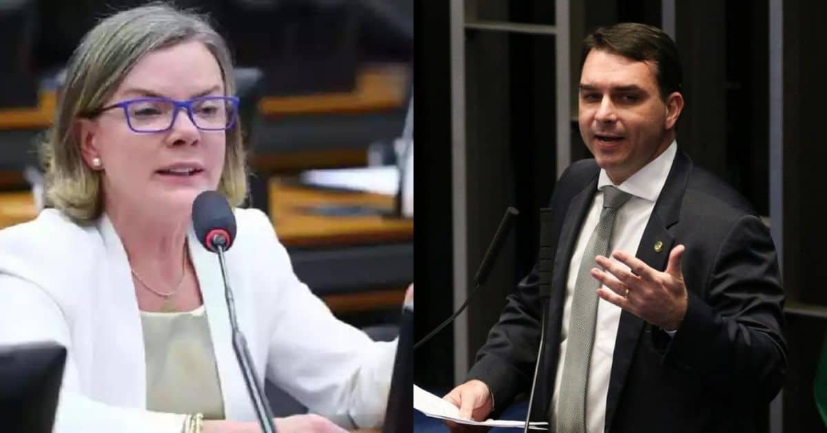 Flávio Bolsonaro Exige Investigação Imediata Contra Gleisi Após Pedido de Encerramento da Justiça Eleitora